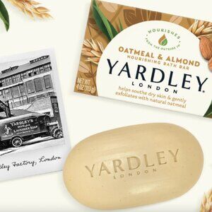 Yardley London Oatmeal & Almond Nourishing Bath Bar NEW